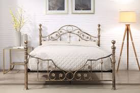 Are you looking for the best metal bed frames? Salcombe Antique Style Brushed Gold Metal Bed Frame Double King Size Vintage Bed Frame Bed Frame With Mattress Bed Frame