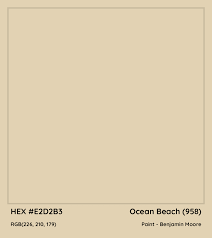 Ocean Beach 958 Paint Color Codes