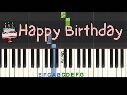 happy birthday easy piano tutorial with
