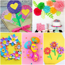 35 easy flower crafts and art ideas for