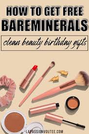 your free bareminerals birthday gift