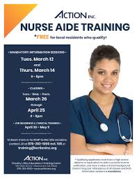Skyrocket your chances of passing your cna state exam with cna plus. Cna Training Program Information Sessions Action Inc