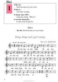 SGK Âm Nhạc và Mĩ Thuật 9 - Tiết 1. Học hát: Bài Bóng dáng một ngôi trường