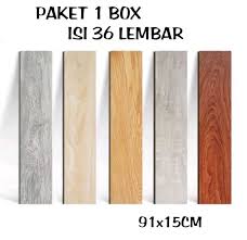 vinyl lantai parket kayu pvc sticker