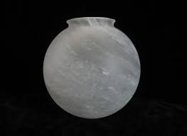 8 Faux Alabaster Glass Ball Light Shade
