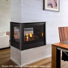 Pier Direct Vent Peninsula Fireplace By