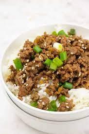 To make this cheesy ground beef and rice, i started by setting my instant pot to saute normal. Korean Ground Beef Recipe For The Instant Pot A Pressure Cooker