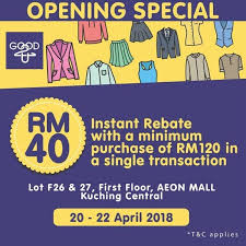 It is a newly opened huge shopping mall. Good2u Aeon Mall Kuching Central Opening Special Loopme Malaysia
