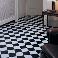 white checd vinyl flooring