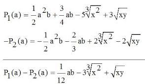 fracciones monomios polinomios