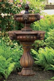 Lion Brown Outdoor Fountains For