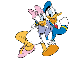 donald duck and daisy duck free vector