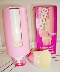 Pink Dixie Cup Dispenser Bathroom