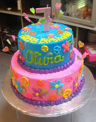 For nearly 60 years little girls have loved barbie. Everything A Girl Wants In A Birthday Cake Bright Pink Turquoise 2 Tiers Their Name Yummy Buttercream Birthday Cake Girls Round Birthday Cakes Girl Cakes