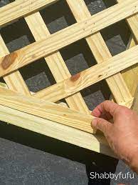 how to build a lattice screen easy