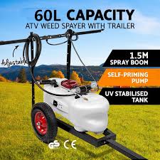 If you are looking fora foldable option with a big tank, then this sprayer might be all you need. Trailer Sprayer 15 8 Gallon Pull Behind Sprayer 12 Volt Tow Behind And Spot Sprayer 5 5 Ft For Garden Or Farm Sprayers Aliexpress