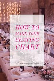 How To Make The Best Seating Chart For Your Wedding Littlehammer Games