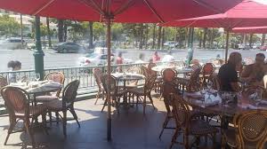 View Of Mon Ami Gabi Patio Seating From