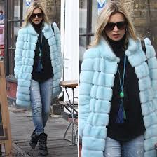 Celebrities Wear Fur And Faux Fur Coats