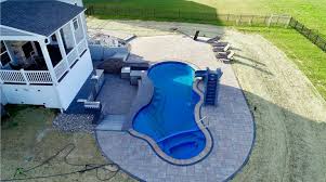 Fiberglass Pools Backyard Pool