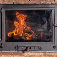 clean fireplace glass