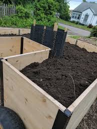 A modular raised bed corner system designed for an urban vegetable garden, this wooden planter is easy to assemble. 12 Raised Bed Stakes Create A Deeper Raised Garden Bed Raised Garden Beds Diy Diy Raised Garden Garden Beds