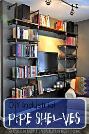 Serendipity Refined Blog: DIY Industrial Pipe Shelves for the