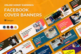 money earnings facebook cover banner