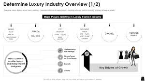 determine luxury industry overview
