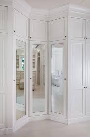mirrored closet doors transitional