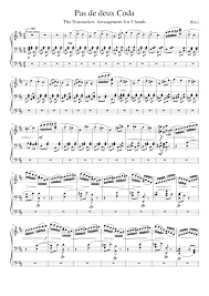 The nutcracker (highlights) by berlin symphony orchestra: The Nutcracker 14d Pas De Deux Coda Piano Sheet Music For Piano Solo Musescore Com