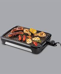 large smokeless bbq grill black