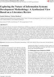 Table    Articles included in the literature review