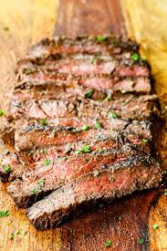 marinated skirt steak grill or