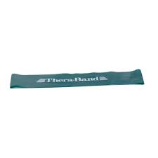 Theraband Professional Latex Resistance Band Loop 12 Inch Green Heavy Intermediate Level 1