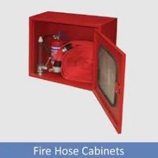single door mild steel fire hose cabinet