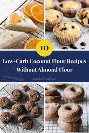 low carb coconut flour recipes without