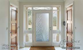 Glass Entry Doors Wi Reeds 3d Priv