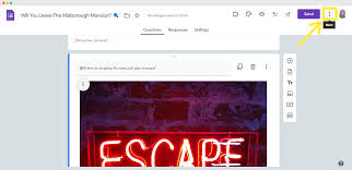 how to make an escape room on google forms