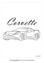 Click the chevrolet corvette coloring pages to view printable version or color it online (compatible with ipad and android tablets). Corvette Coloring Pages Free Cars Coloring Pages Kidadl