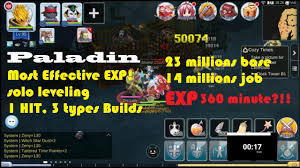 Most Exp Paladin 3 Types 1 Hit Build Ragnarok Mobile With To 17