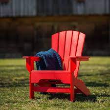 Durogreen Boca Raton Adirondack Chair Bright Red