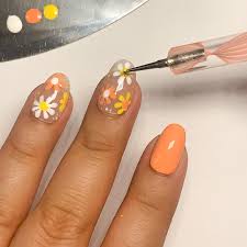 daisy nail art designs for easy diy