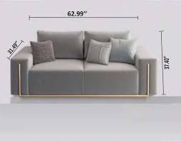 Defined Luxurious Fabric Sofa Set