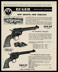 1963 ruger single six convertible 22