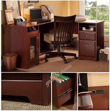 Which, i honestly don't think is real cherry wood. Office Desk Executive Computer Table Workstation Home Study Cherry Desks Home Office Furniture Furniture