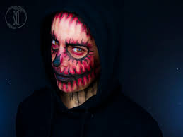 skeleton demon makeup tutorial for