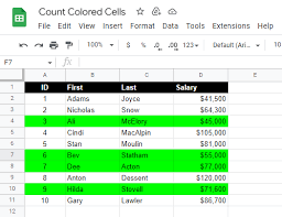 count colored cells in google sheets