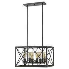 Brooklyn 6 Light Oil Rubbed Bronze Pendant In21125orb Butler S Electric