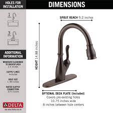 delta leland venetian bronze single